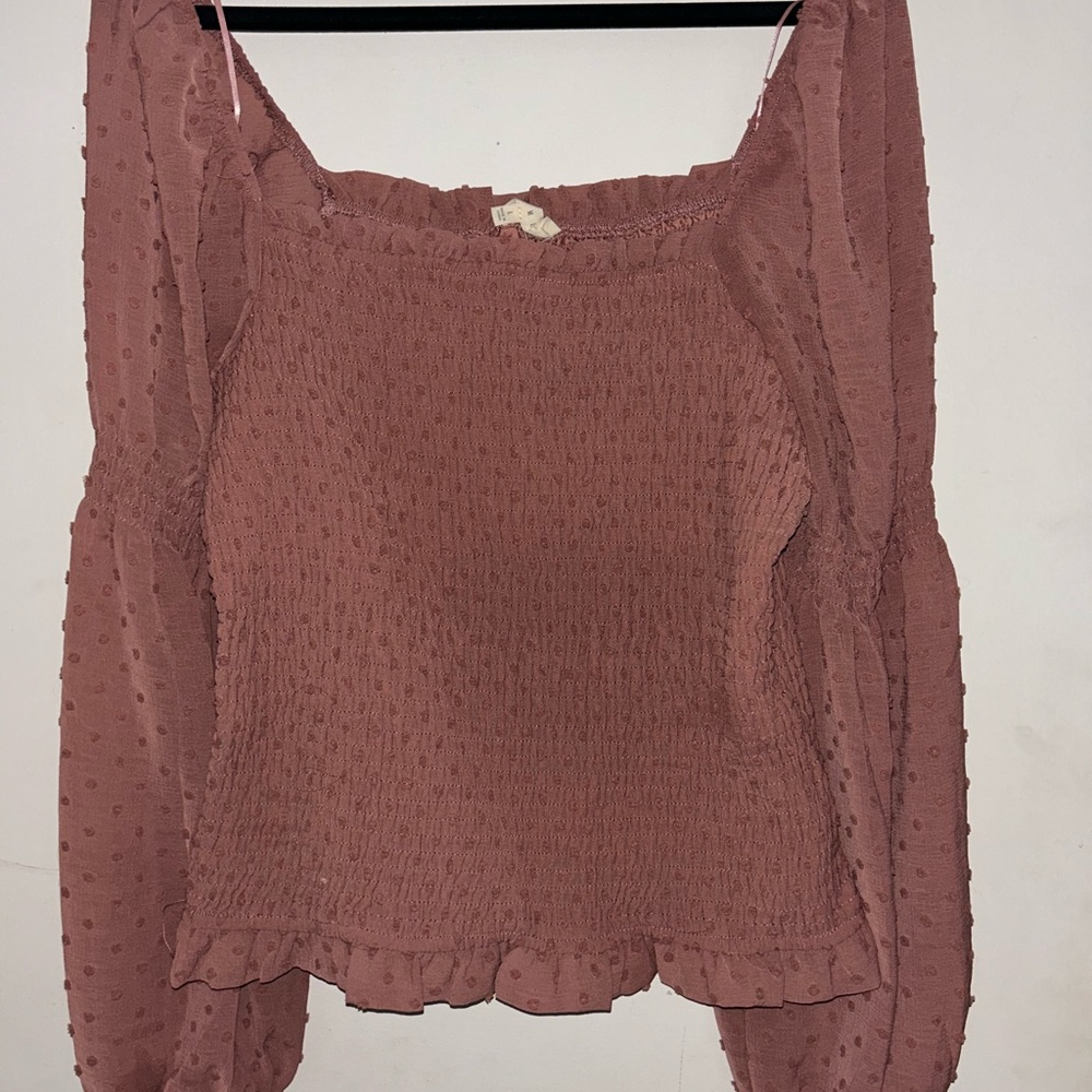 Elegant Dusty Rose Blouse